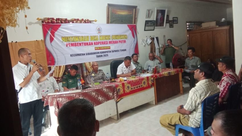 Masyarakat Desa Simanosor Antusias Bentuk Koperasi Merah Putih, Dorong UMKM hingga Pertanian