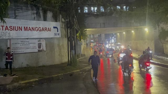 Tawuran Pecah di Terowongan Manggarai, Jakarta Selatan, Lalu Lintas Macet