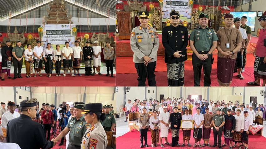 Desa Penyaringan Jembrana Resmi Jadi Lokasi Kick Off Program Desa Cantik 2025