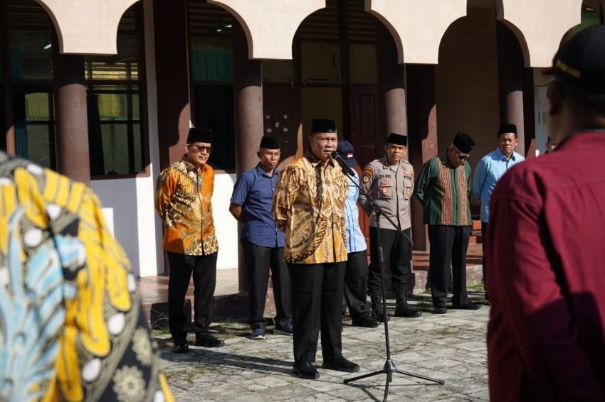 Apel Perdana PPIH Embarkasi Medan, Ahmad Qosbi: Layani Tamu Allah dengan Ikhlas, Jujur, dan Semangat