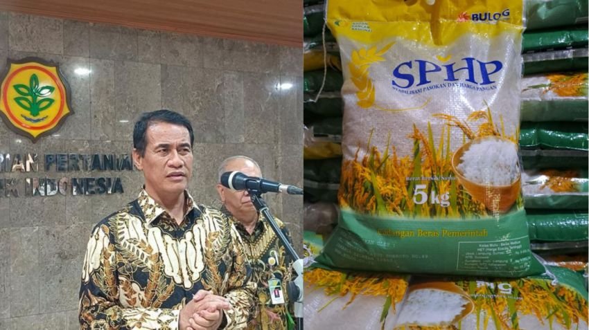 Mentan Tahan Penyaluran Beras SPHP: Harga Gabah Masih di Bawah HPP