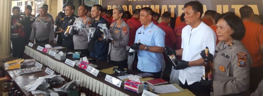 Polda Sumut Bersama Polres Pematangsiantar dan Simalungun Ungkap 101 Kasus Narkoba, 159 Tersangka Diamankan