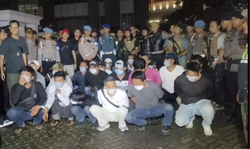 22 Preman Berkedok Ormas Diciduk di Jakbar, Pungli PKL hingga Parkir Ilegal Terbongkar