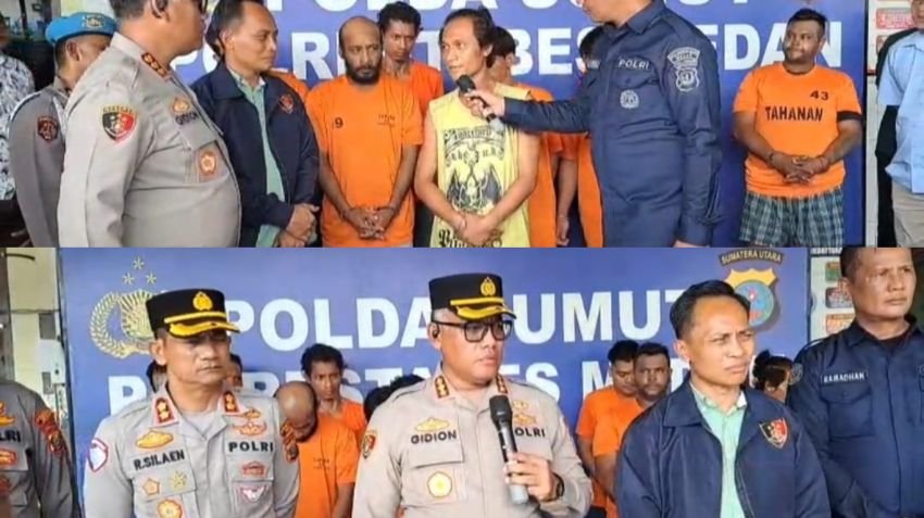 Polrestabes Medan Tindak Tegas Premanisme, 80 Orang Terjaring Operasi Khusus