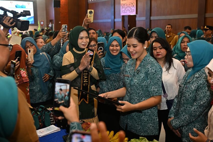 Ketua TP PKK Sumut Supervisi 10 Program Pokok PKK di Deliserdang, Soroti PAAR dan UMKM