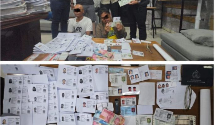 Polrestabes Medan Bekuk Dua Pembuat SIM Palsu, Produksi Berlangsung di Warnet dan Kos-Kosan