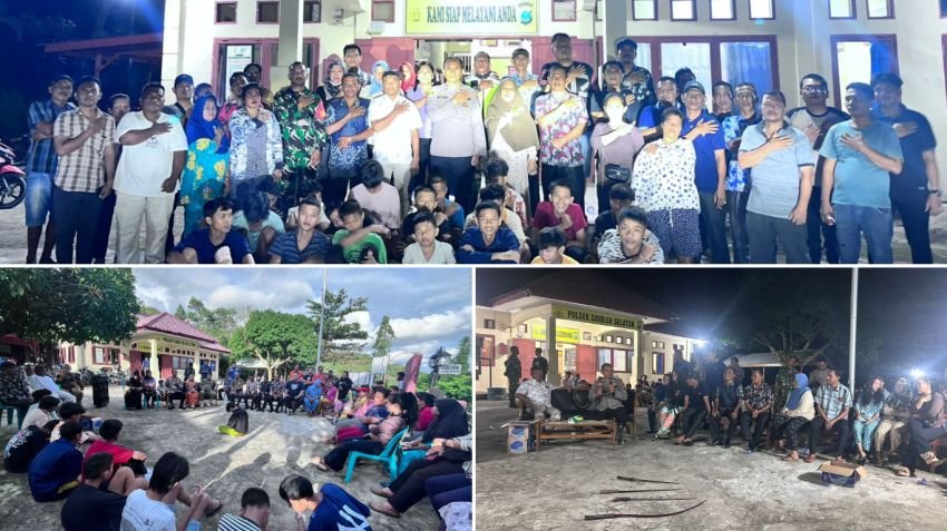 Cegah Tawuran Terulang, Polsek Sibolga Selatan Tindak Tegas 18 Remaja Pelaku