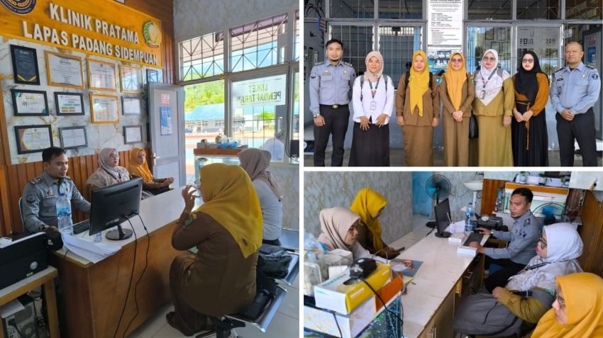 Dinas Kesehatan Kota Padangsidimpuan Monitoring Pengendalian Penyakit Menular di Lapas Kelas II B Padangsidimpuan
