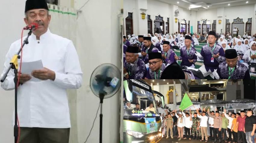 Bupati Madina Lepas Keberangkatan Calon Jamaah Haji Kloter 10 Embarkasi Medan