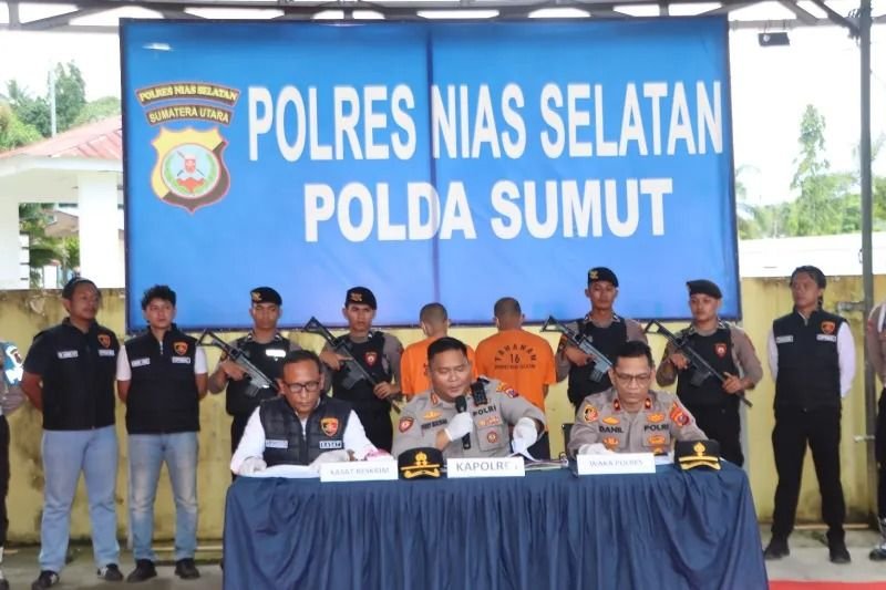 Komplotan Pencuri Gasak Mesin Ambulans Dinkes Nisel, Dua Pelaku Ditangkap, Empat Masih Buron