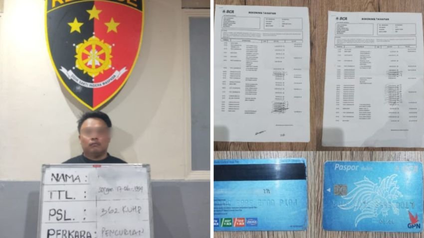 Tim Opsnal Polsek Dentim Bekuk Pelaku Curi ATM, Uang Korban Ludes Rp 93 Juta