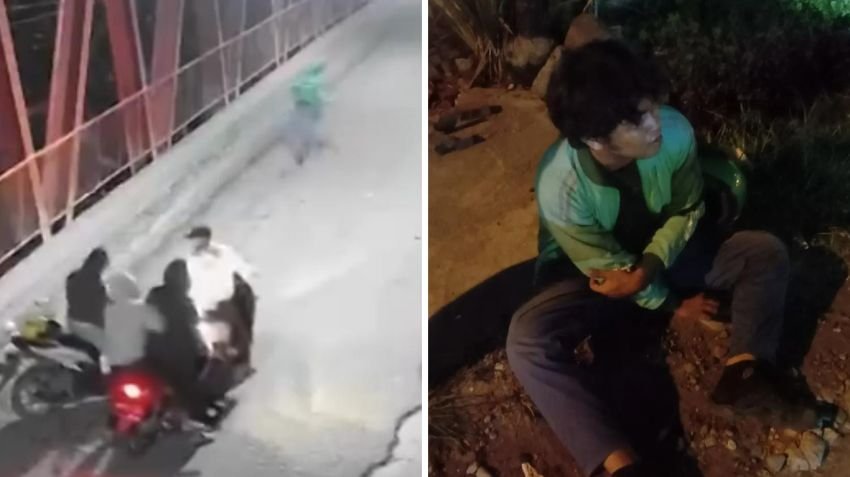 Viral Video Ojol Dibegal di Jembatan Tanjung Selamat, Polisi Lakukan Penyelidikan