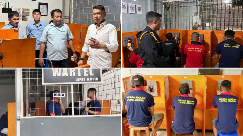 Lapas Jember Tingkatkan Pelayanan dengan Pembaruan Fasilitas Wartelsus untuk Warga Binaan