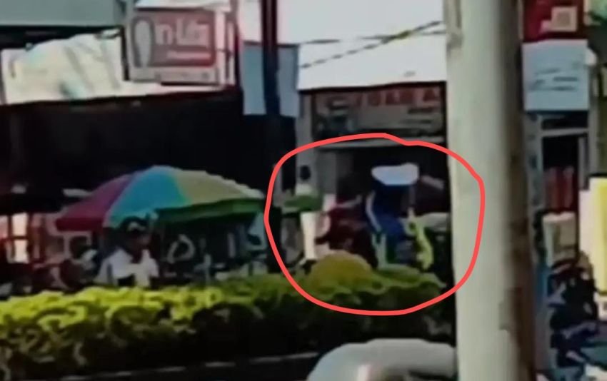 Hindari Razia Knalpot Brong di Tebingtinggi, Pemuda Nekat Tabrak Polisi!