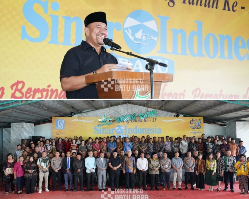 Hadiri HUT ke-55 Harian SIB, Bupati Batu Bara Berikan Apresiasi