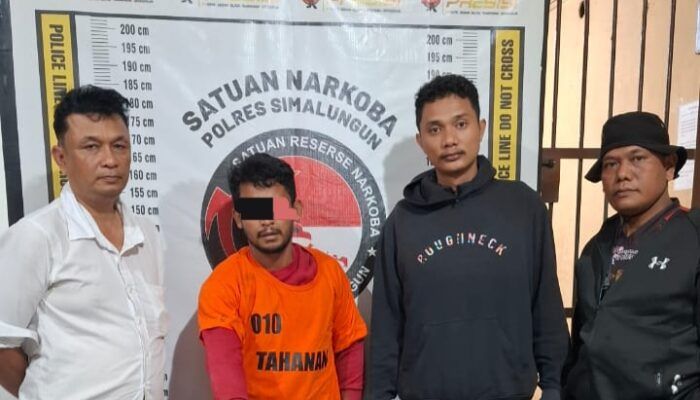 Polsek Raya Polres Simalungun Tangkap Pengedar Sabu di Perladangan Nagori Raya Usang