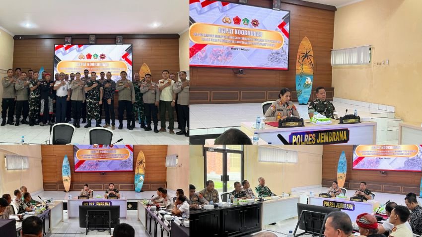 Kodim 1617/Jembrana dan Polres Jembrana Perkuat Sinergi dalam Rakor Lintas Sektoral Penanganan Premanisme