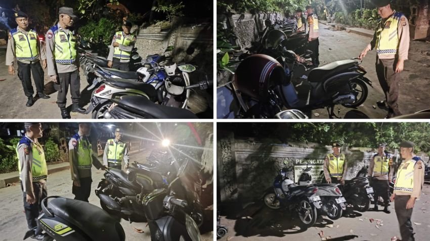 Polsek Denpasar Selatan Intensifkan Patroli KRYD, Antisipasi Gangguan Kamtibmas di Titik Rawan
