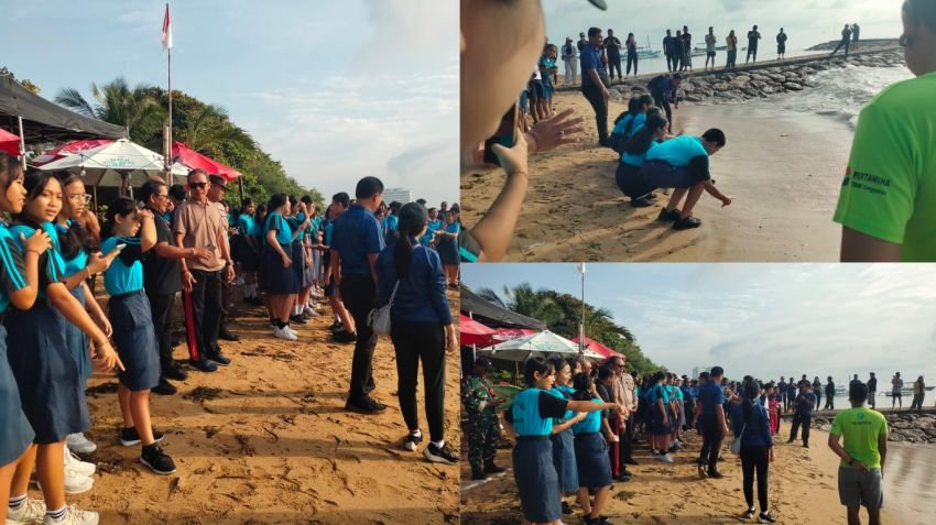 Bhabinkamtibmas Sanur Bersama BNN Denpasar Gelar Bimtek P4GN dan Deklarasi Desa Pesisir Bersih Narkoba