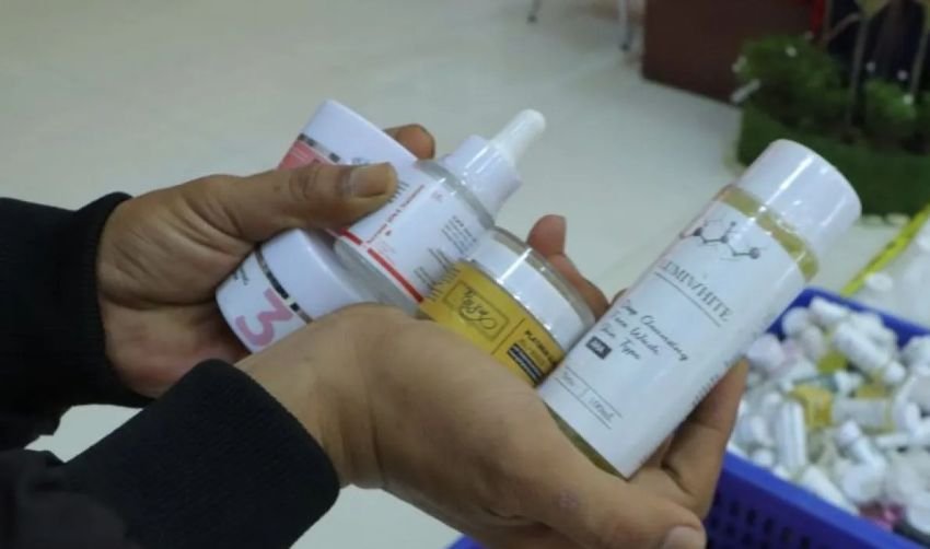 Polres Bekasi Bongkar Pabrik Skincare Palsu: Campuran Tepung, Sabun, dan Air