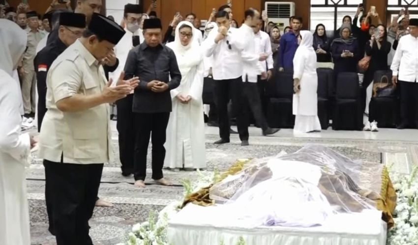 Presiden Prabowo Melayat Eddie Marzuki, Tokoh Pencak Silat Legendaris Indonesia