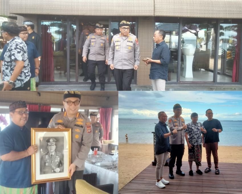 Kapolresta Denpasar Sambangi Puri Santrian, Bangun Sinergitas untuk Kamtibmas dan Pariwisata Sanur