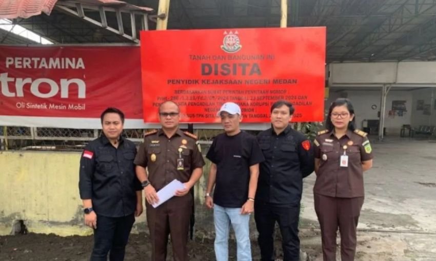 Kejari Medan Sita Tanah dan Bangunan Tersangka Korupsi Aset PT KAI Senilai Rp21,91 Miliar