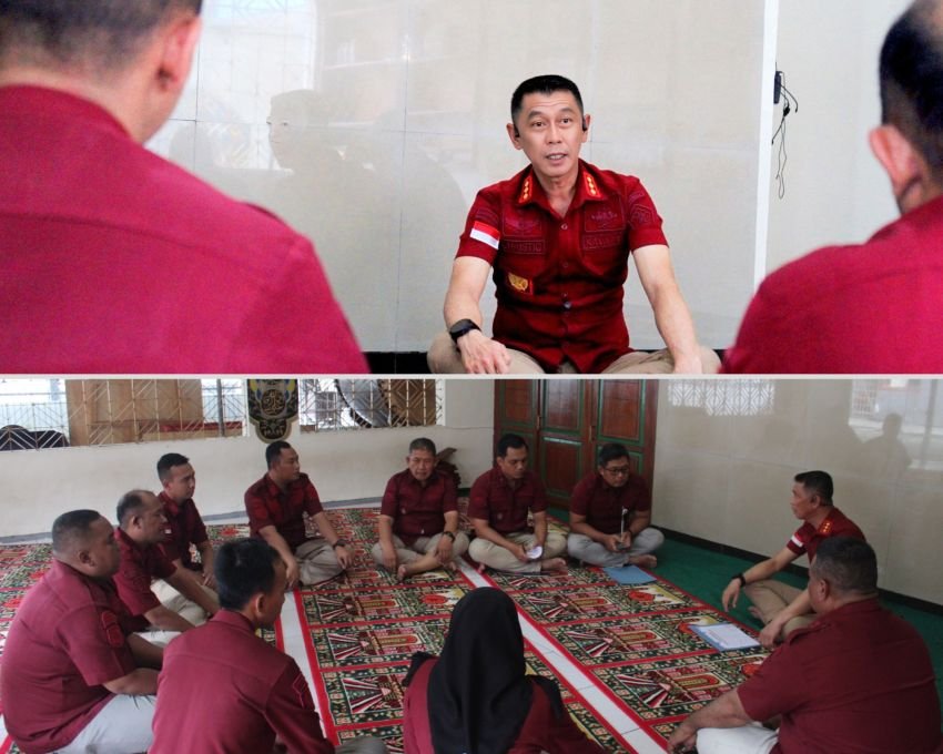 Pimpin Rapat Kerja di Masjid Al-Ikhlas, Kalapas Jember Tegaskan Komitmen Integritas dan Pelayanan Optimal