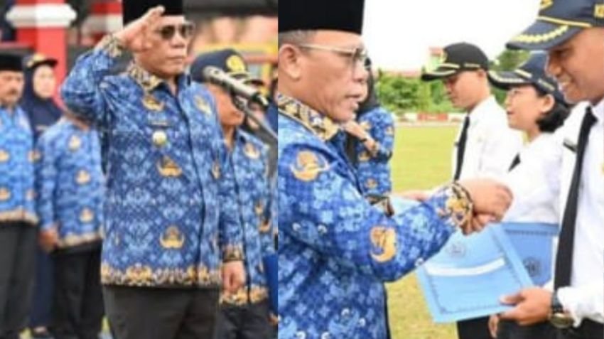 Bupati Tapteng Serahkan 386 SK PPPK dan Tegaskan Komitmen ASN Wujudkan Pemerintahan Naik Kelas
