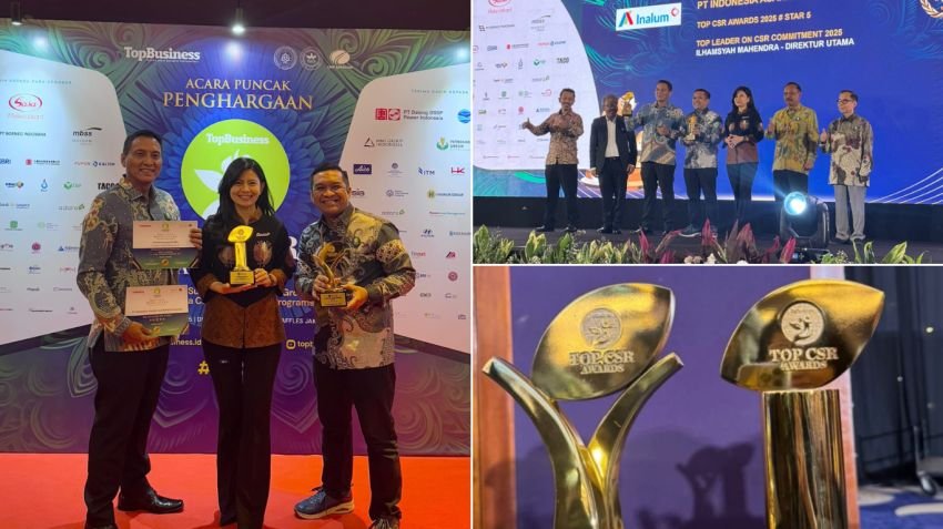 INALUM Sabet Dua Penghargaan di TOP CSR Awards 2025, Komitmen CSR Diakui Nasional