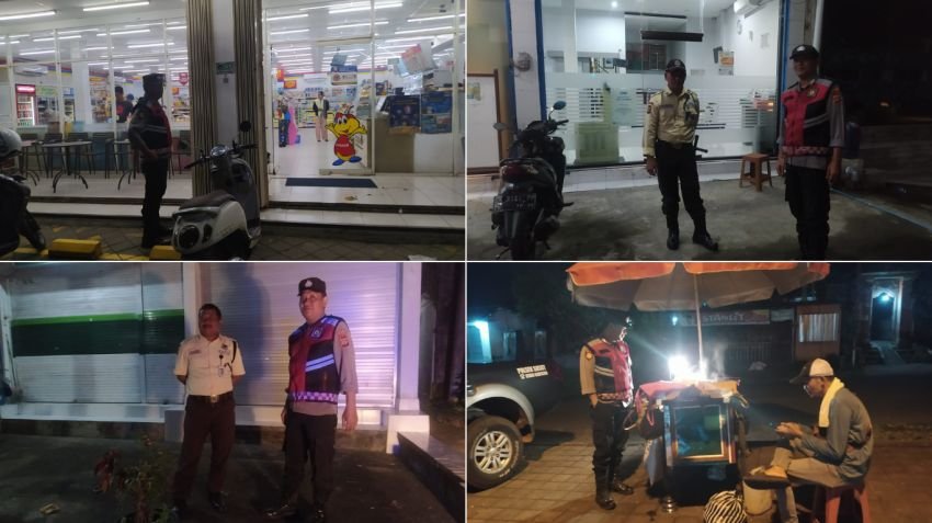 Polsek Susut Gencarkan Patroli Blue Light untuk Jaga Kamtibmas Malam Hari