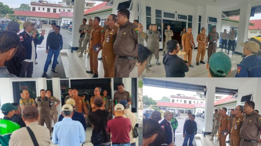 Wartawan Gelar Aksi di Kantor Wali Kota Padangsidimpuan, Protes Pemangkasan Anggaran Media