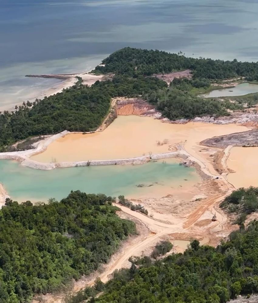KKP Ungkap Kerusakan Masif di Pulau Citlim Akibat Tambang Pasir Berizin