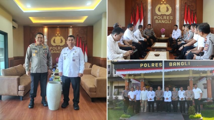 Karutan Bangli dan Kalapas Narkotika Bali Jalin Sinergi dengan Kapolres Bangli