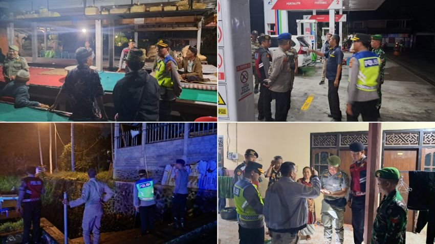 Sinergi TNI-Polri dan Satpol PP, Patroli Gabungan Yustisi Digelar di Kota Bangli