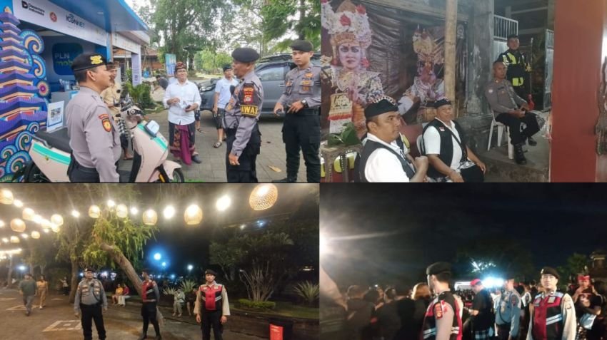 Sinergi TNI-Polri dan Pecalang Kawal Ketat Pesta Kesenian Bali ke-47 di Denpasar