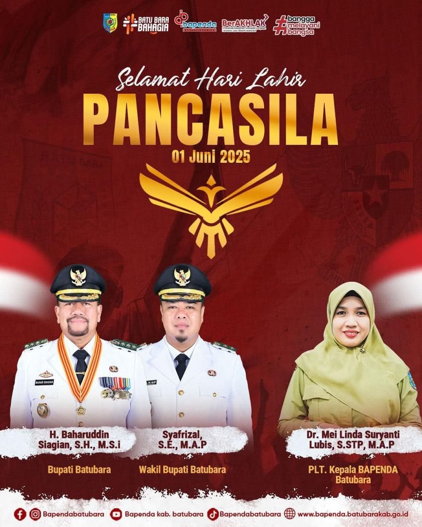 Bappenda Kabupaten Batu Bara Peringati Hari Lahir Pancasila