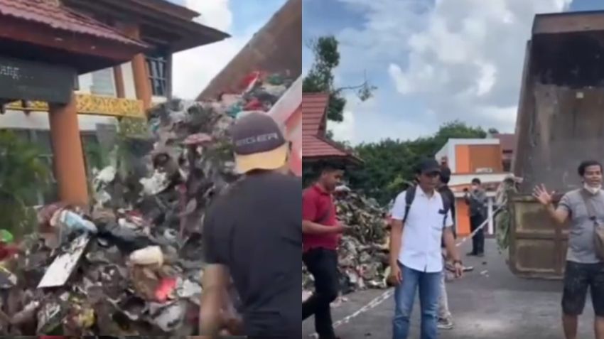 Aliansi Mahasiswa dan Pemuda Sumut Tunda Aksi Buang Sampah di Kantor Wali Kota Padangsidimpuan, Hormati Kepulangan Jamaah Haji