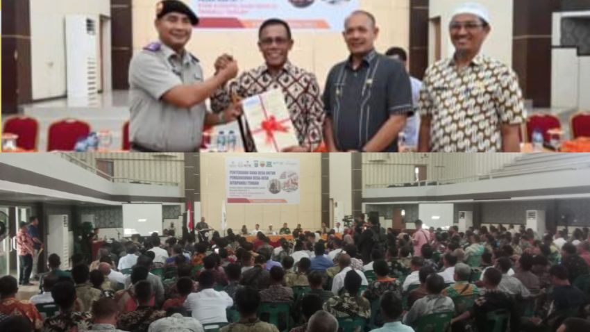 Bupati Tapteng Tegaskan Komitmen Lawan Korupsi Dana Desa dalam Sosialisasi Pengelolaan Keuangan Tahun 2025
