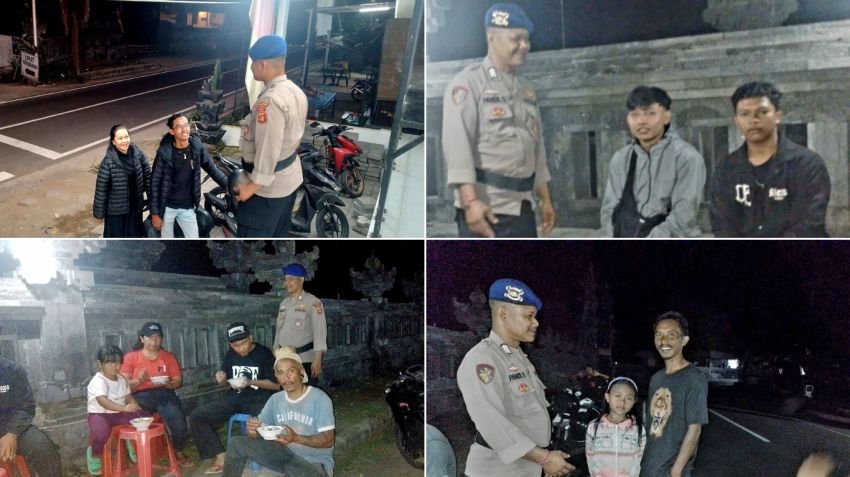 Sat Polairud Polres Bangli Intensifkan Patroli Malam di Pesisir Danau Batur