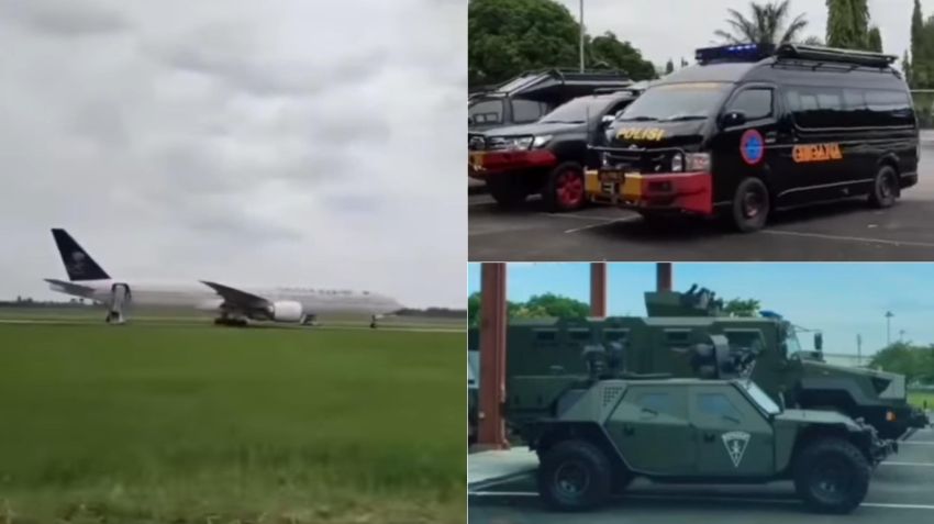 Pesawat Saudia Airlines Mendarat Darurat di Kualanamu Akibat Ancaman Bom