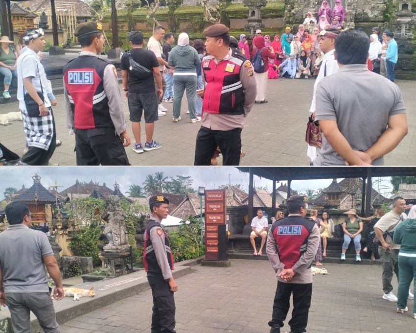 Polsek Bangli Tingkatkan Patroli di Obyek Wisata, Pastikan Situasi Tetap Kondusif