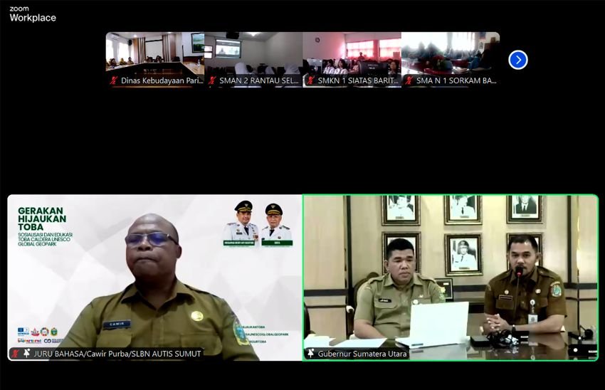 Gubernur Sumut Ajak 72 Ribu Siswa Banggakan Danau Toba dan Dukung Status Geopark UNESCO