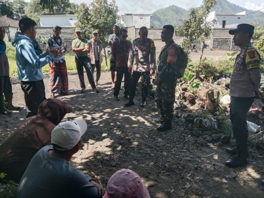Bhabinkamtibmas Polsek Kintamani Fasilitasi Penyelesaian Sengketa Tanah Warga Songan A