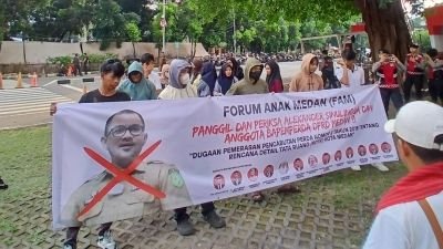 Forum Anak Medan Demo di KPK, Desak Usut Dugaan Pemerasan di Balik Pencabutan Perda RDTR Medan