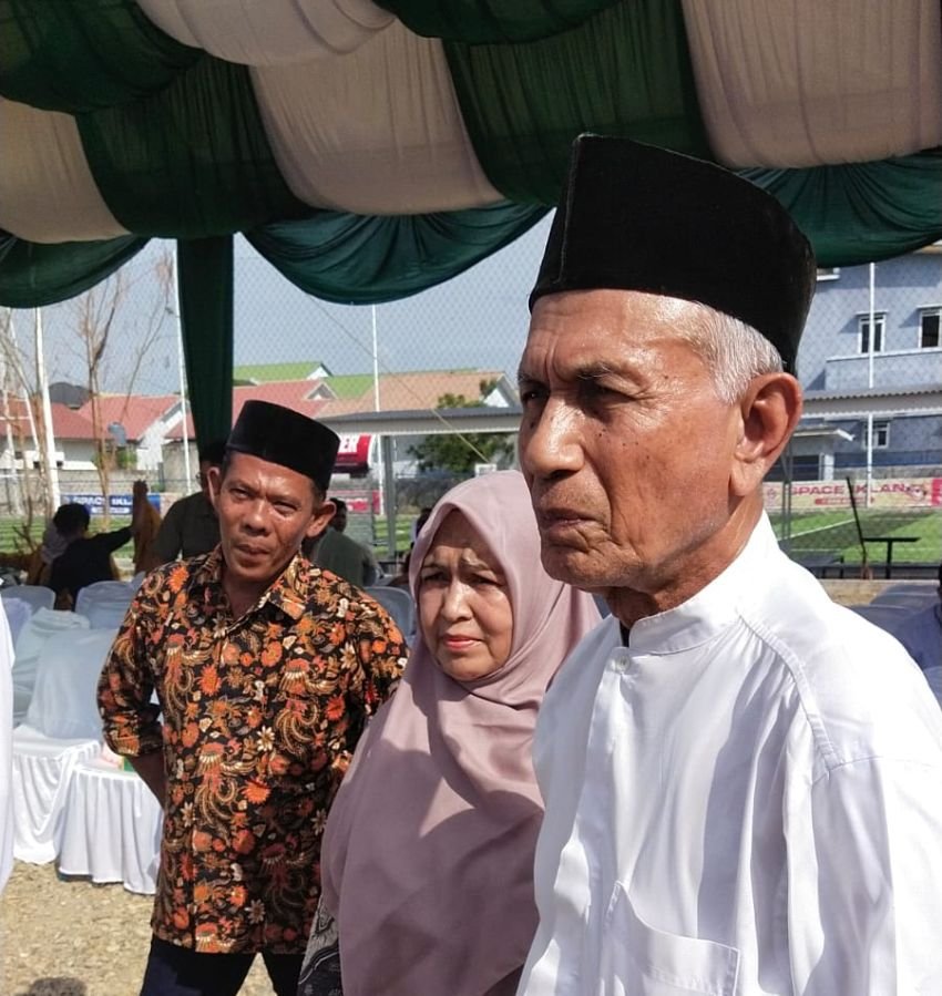 Pak Mahdi Wakafkan 2.250 Meter Persegi Tanah untuk Pembangunan SMK Unggul Muhammadiyah Aceh