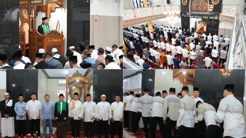Polda Jambi Gelar Sholat Idul Adha 1446 H, 22 Hewan Qurban Disiapkan untuk Disalurkan
