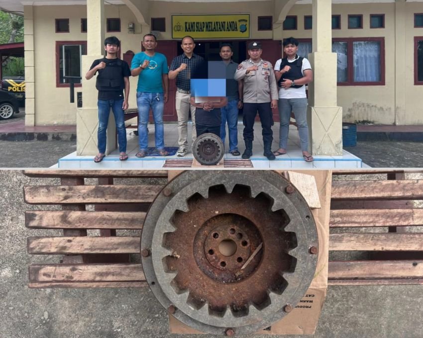 Polsek Sibolga Selatan Tangkap Pelaku Curat Roda Angin Mesin Kapal