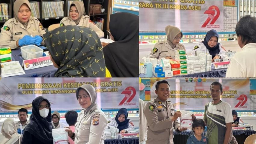 RS Bhayangkara Banda Aceh Gelar Pemeriksaan Kesehatan Gratis Jelang Hari Bhayangkara ke-79
