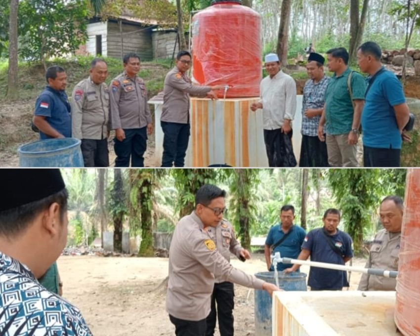 Polres Muaro Jambi Resmikan Bantuan Sumur Bor untuk Ponpes Al Muttaqin Sambut Hari Bhayangkara ke-79